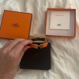 Authentic Hermes clic bracelet